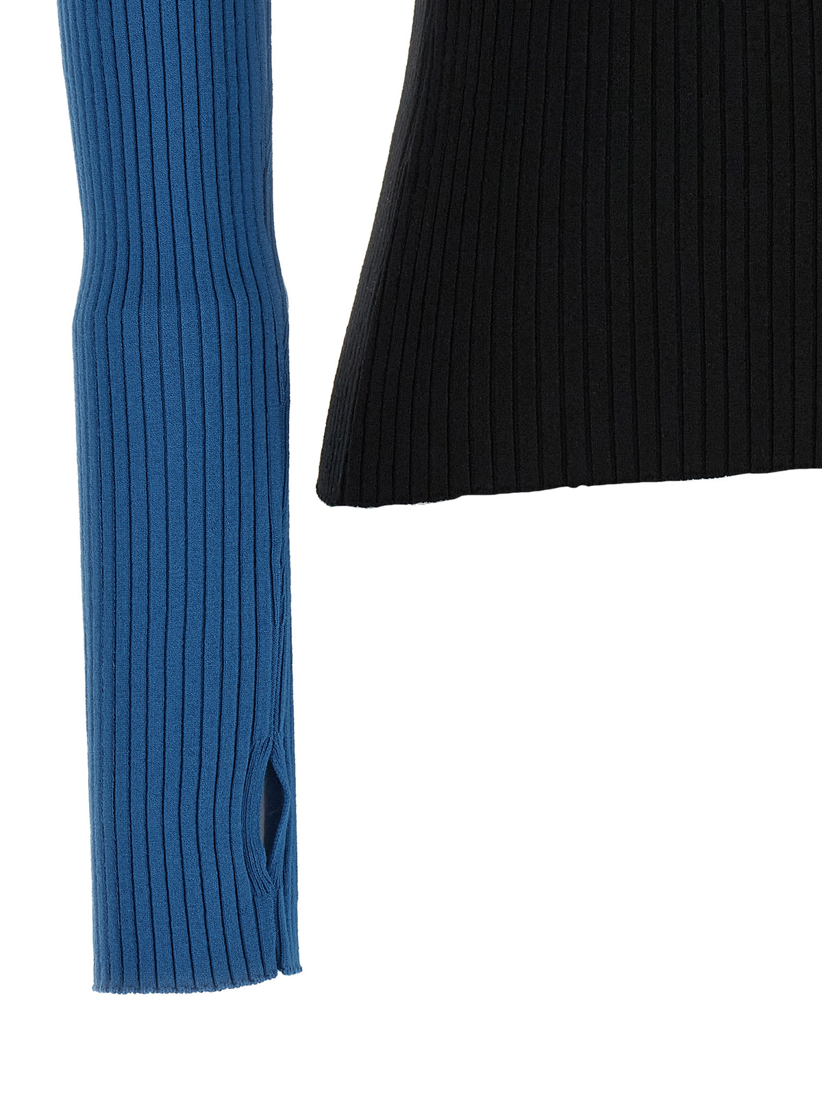 Courrèges Mehrfarbige Strickjacke aus Viskose