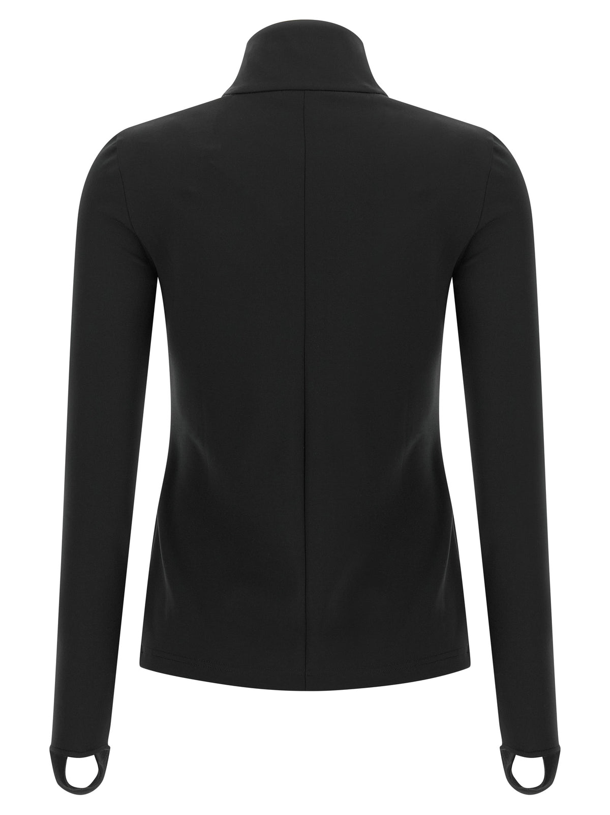 Courrèges Schwarzer Cardigan aus Polyamid
