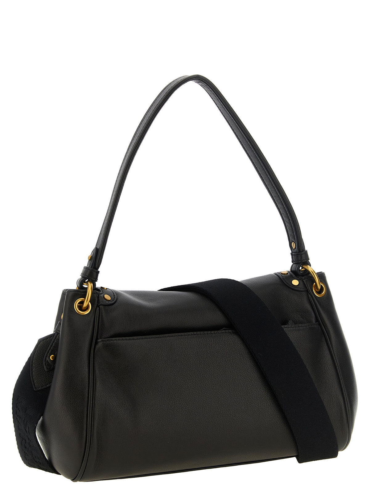 Isabel Marant Schwarze Lammleder-Schultertasche