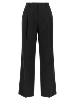 THELATEST Schwarze Palazzo-Hose aus Polyester