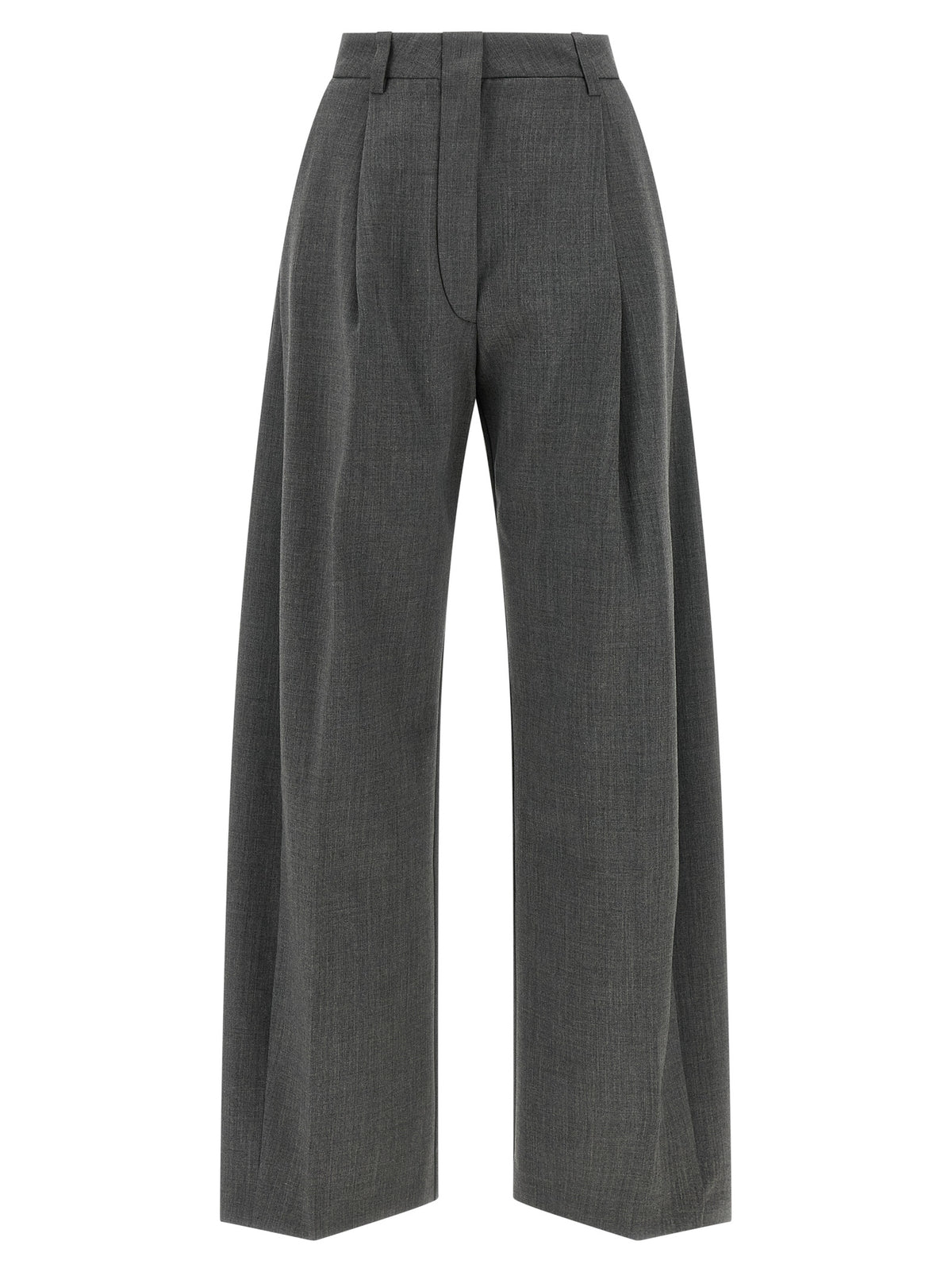THELATEST Graue Polyester-Anzughose