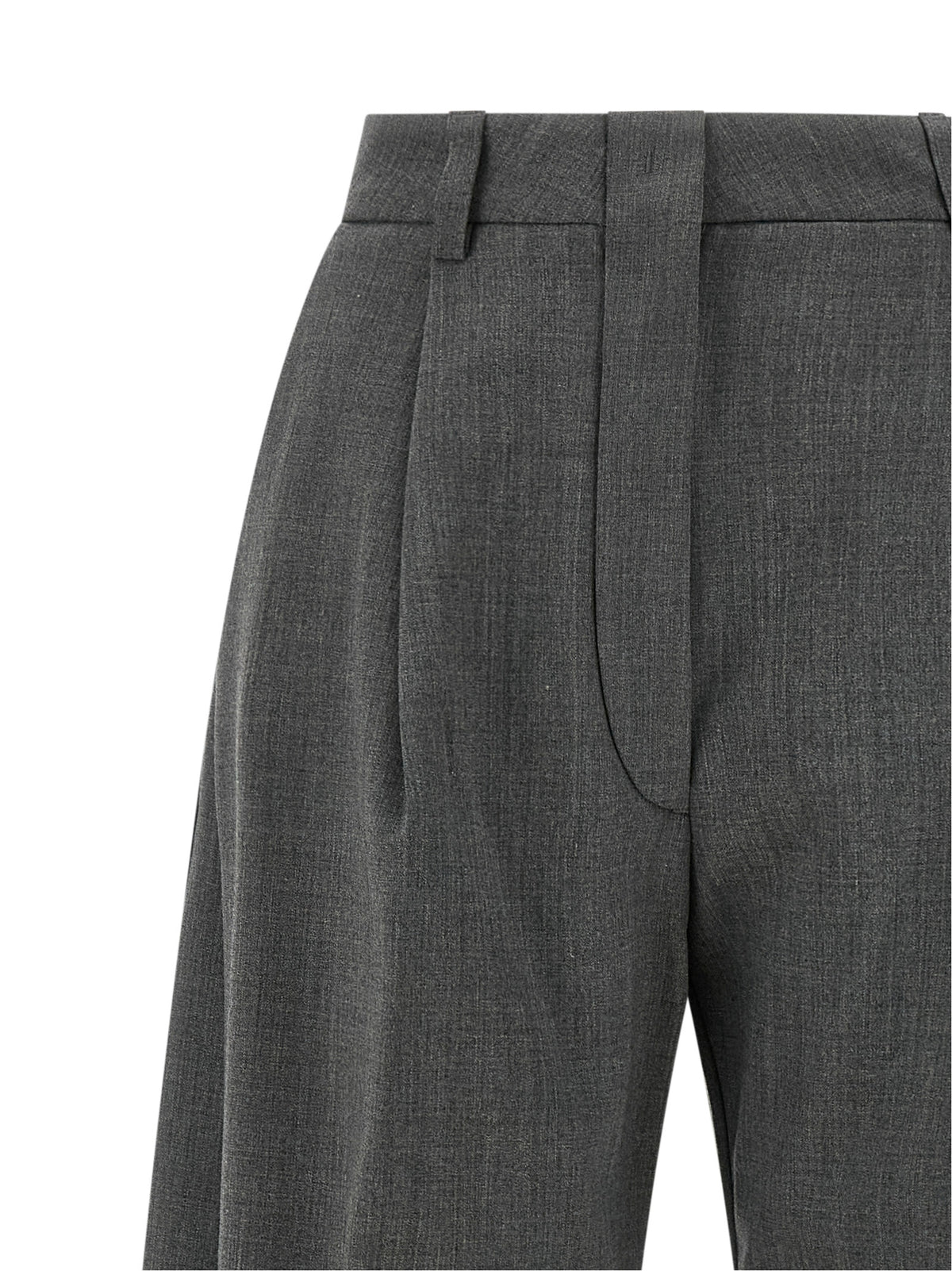 THELATEST Graue Polyester-Anzughose