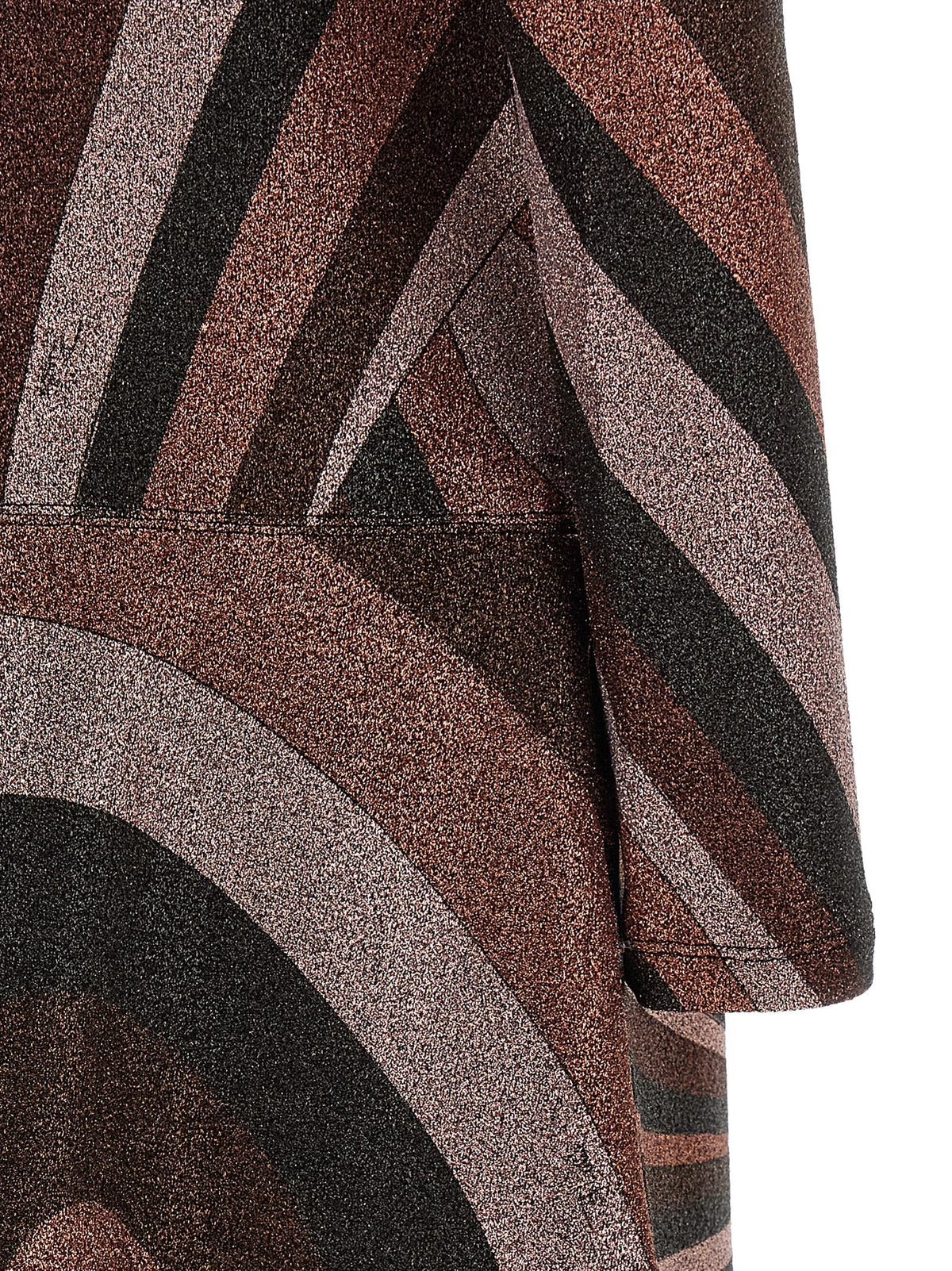 Emilio Pucci Mittelblaues Midikleid aus Polyamid