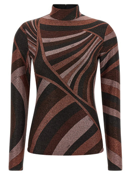 Emilio Pucci Bordeaux Polyamid-Strickjacke