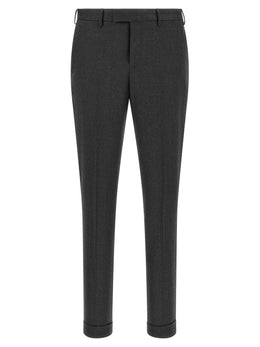 PT Torino Graue Hose aus reiner Schurwolle