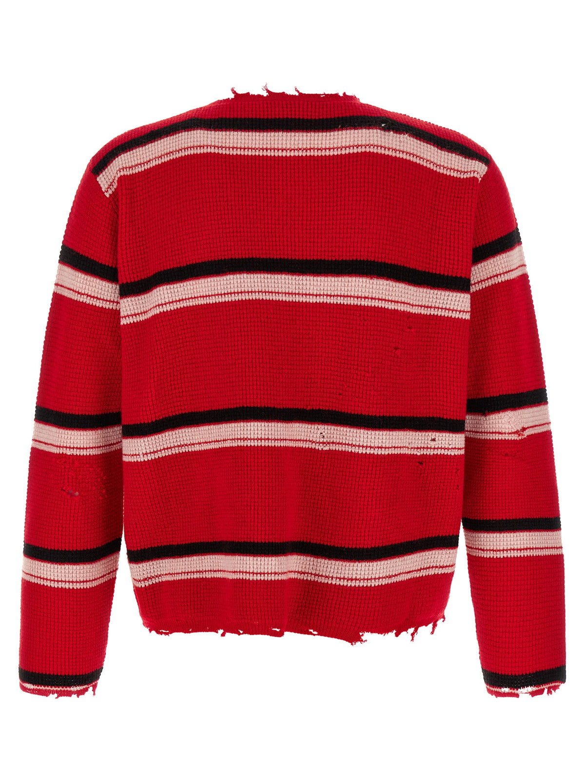 SECOND/LAYER Roter Wollcardigan