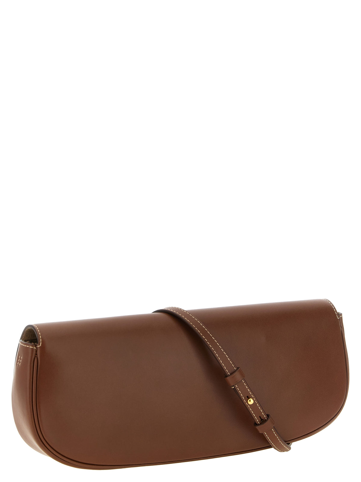 Polo Ralph Lauren Braune Clutch aus Rindsleder