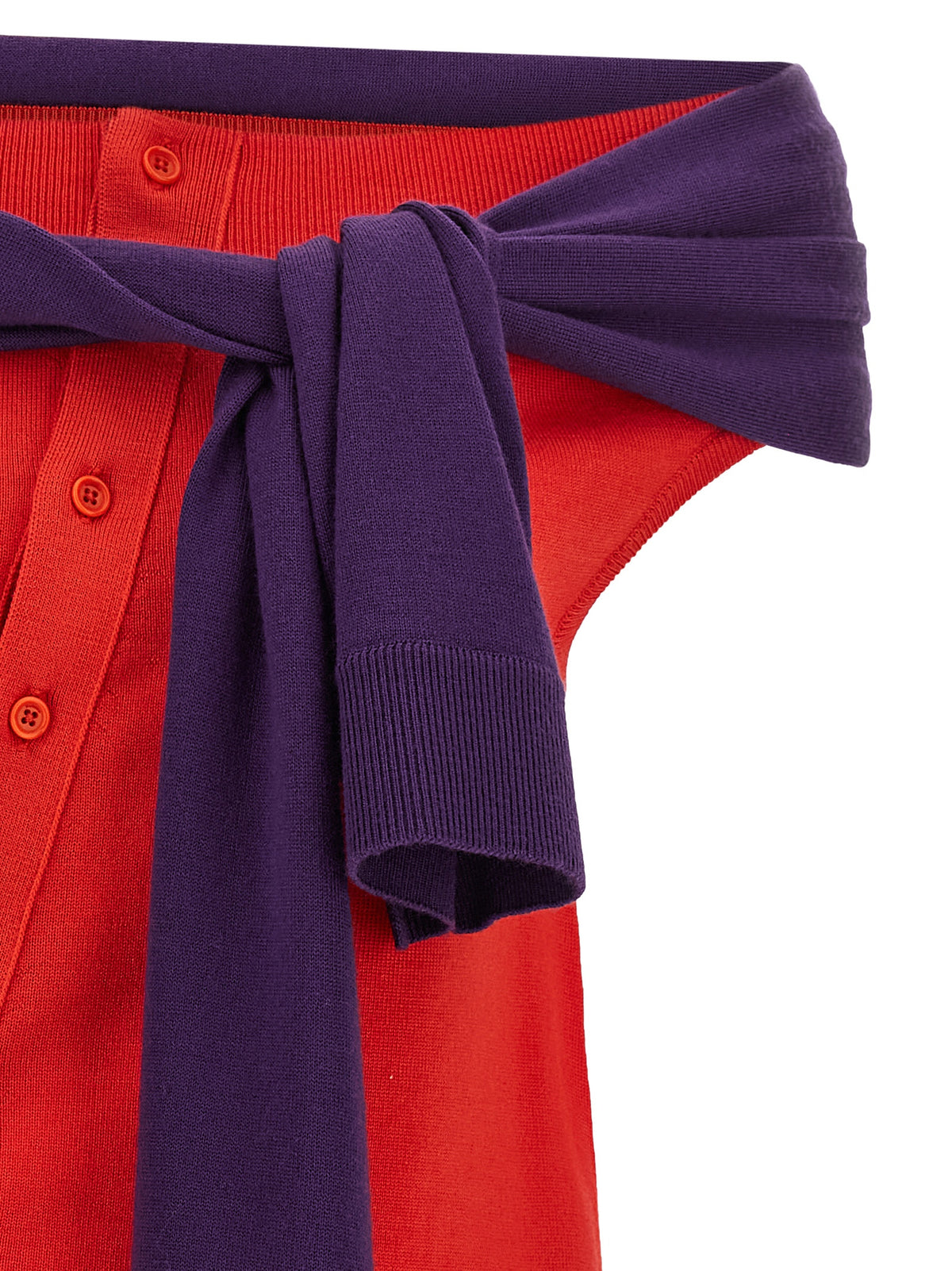 J.W.Anderson Ärmelloses T-Shirt aus roter Wolle