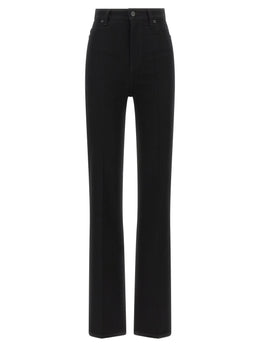 Balenciaga Schwarze High-Waist-Jeans aus Elasthan