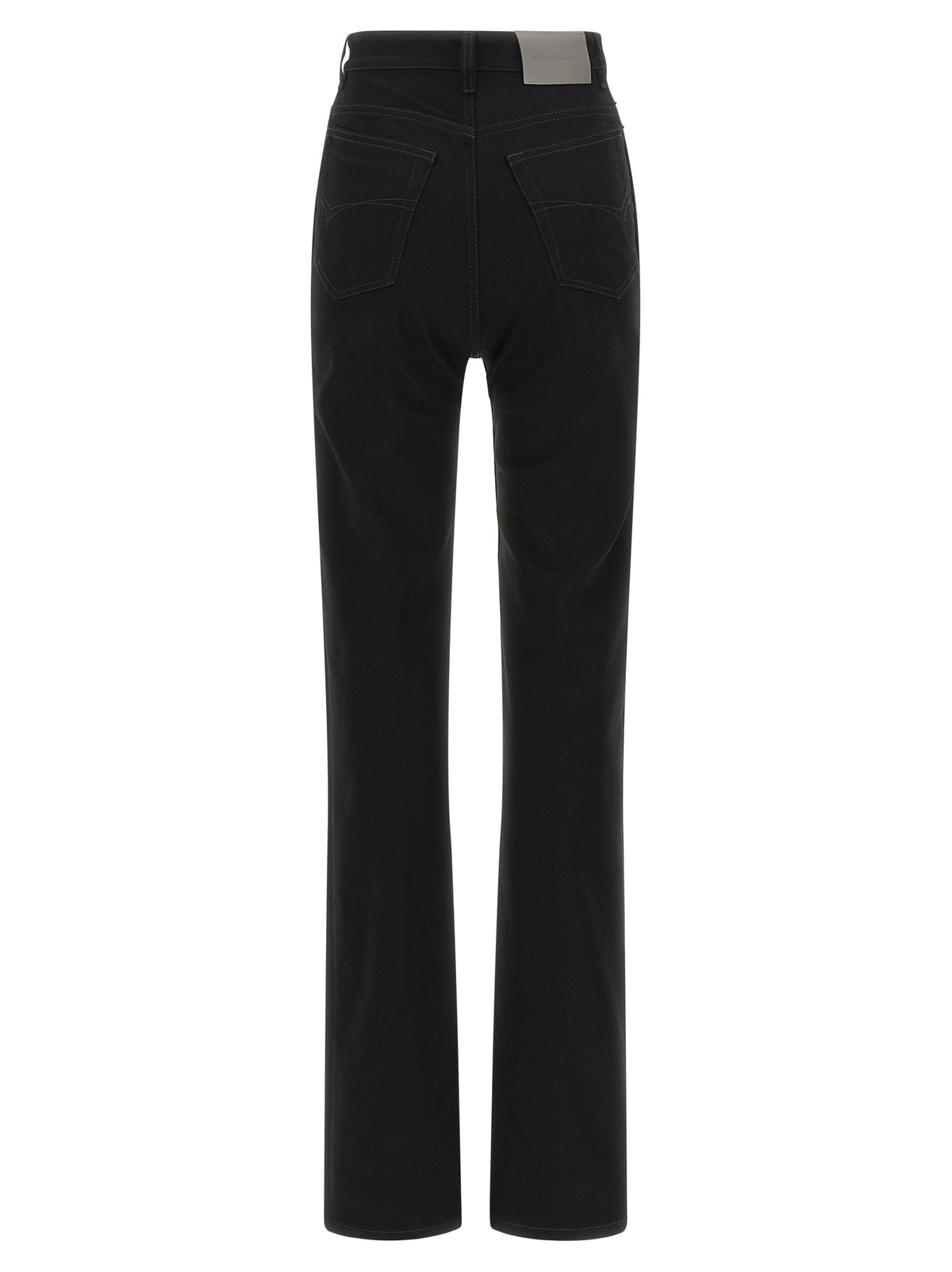 Balenciaga Schwarze High-Waist-Jeans aus Elasthan