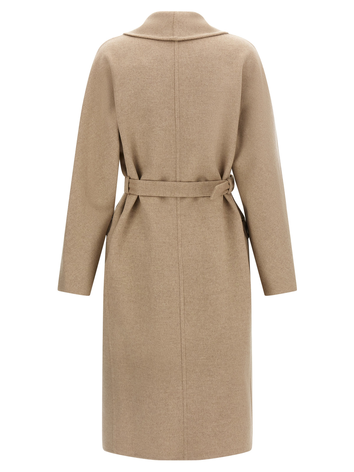 Ferragamo Beige Virgin Wool Coat