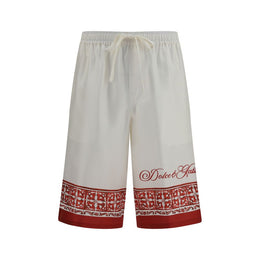 Dolce & Gabbana Mehrfarbige Cargo-Shorts aus Seide