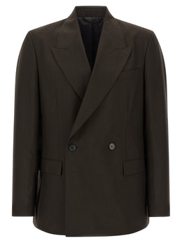 MFPEN Brauner Blazer aus reiner Schurwolle