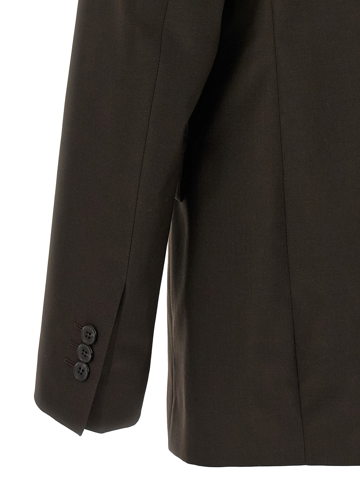 MFPEN Brauner Blazer aus reiner Schurwolle