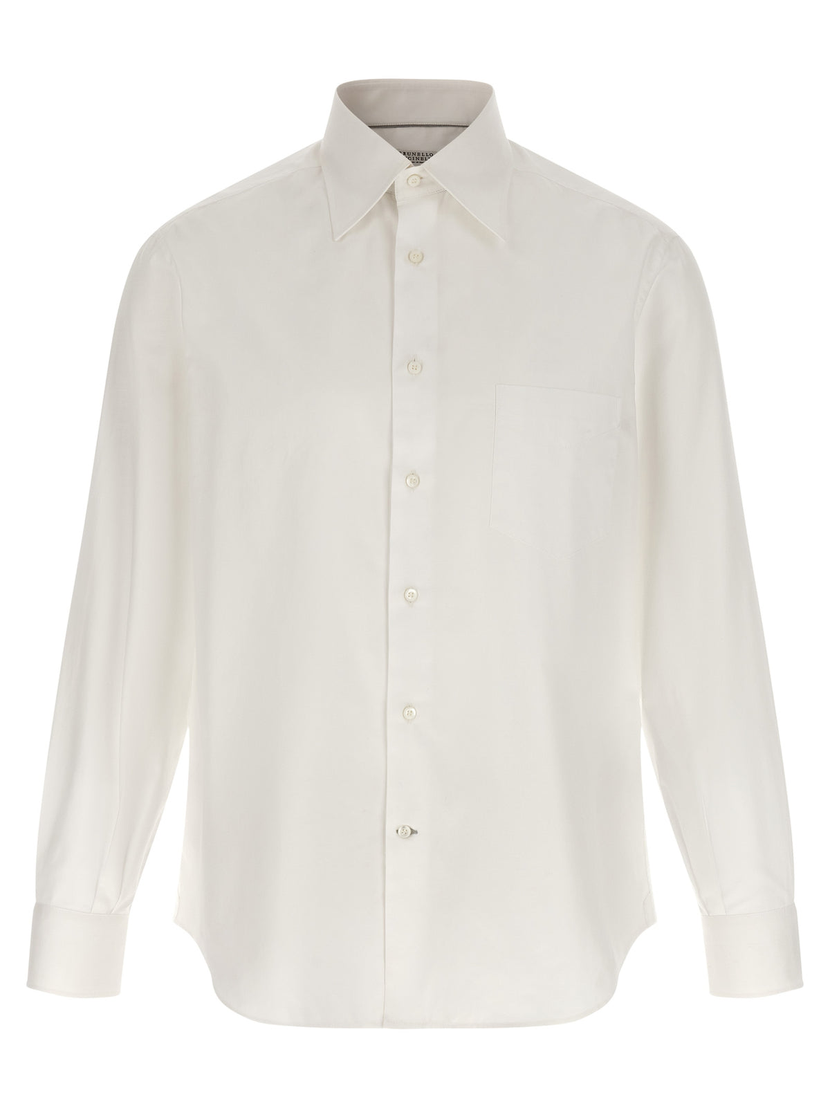 Brunello Cucinelli Weiße Baumwollbluse