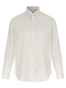 Brunello Cucinelli Weiße Baumwollbluse