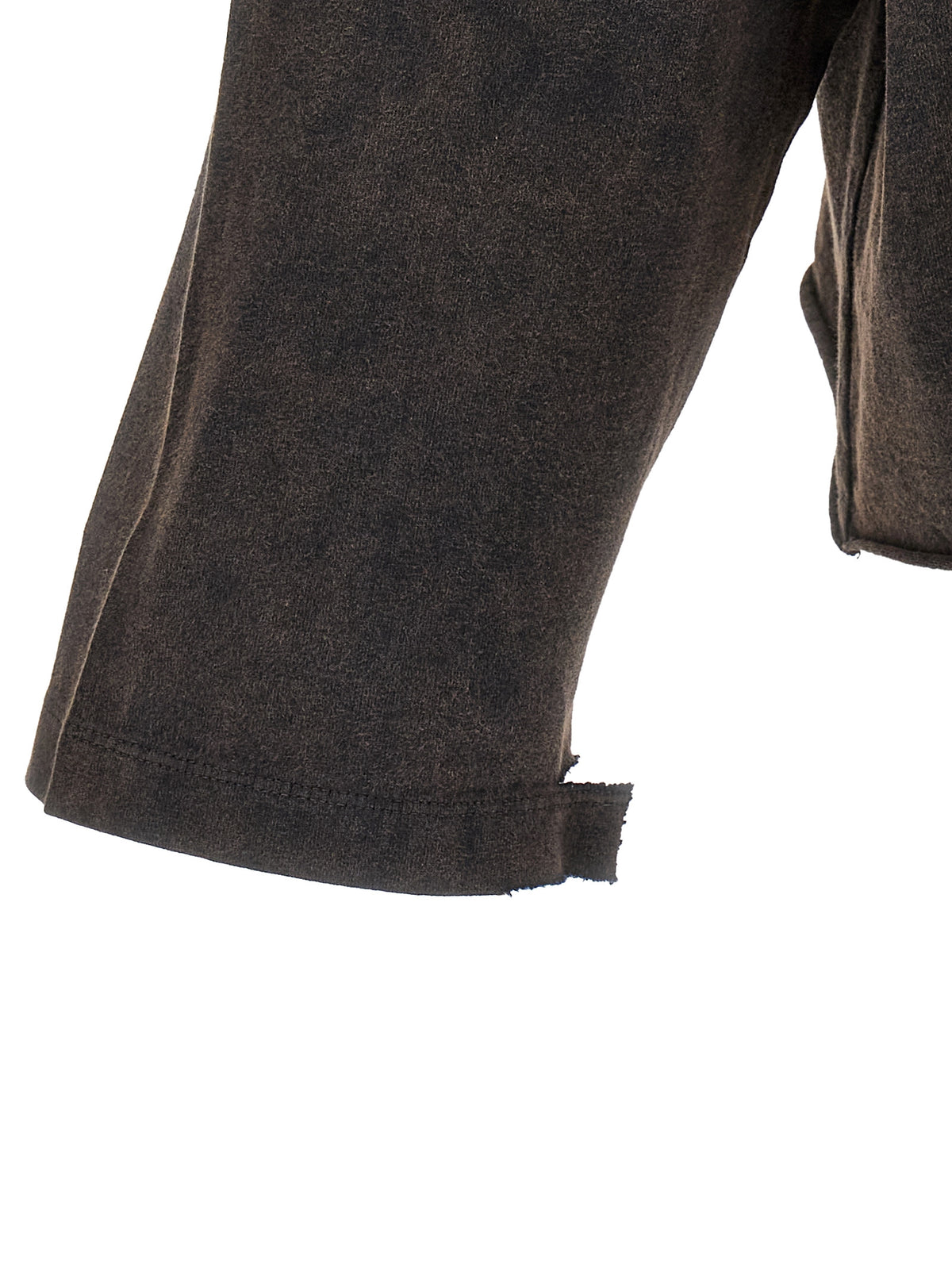 SECOND/LAYER Schwarzes Baumwoll-T-Shirt