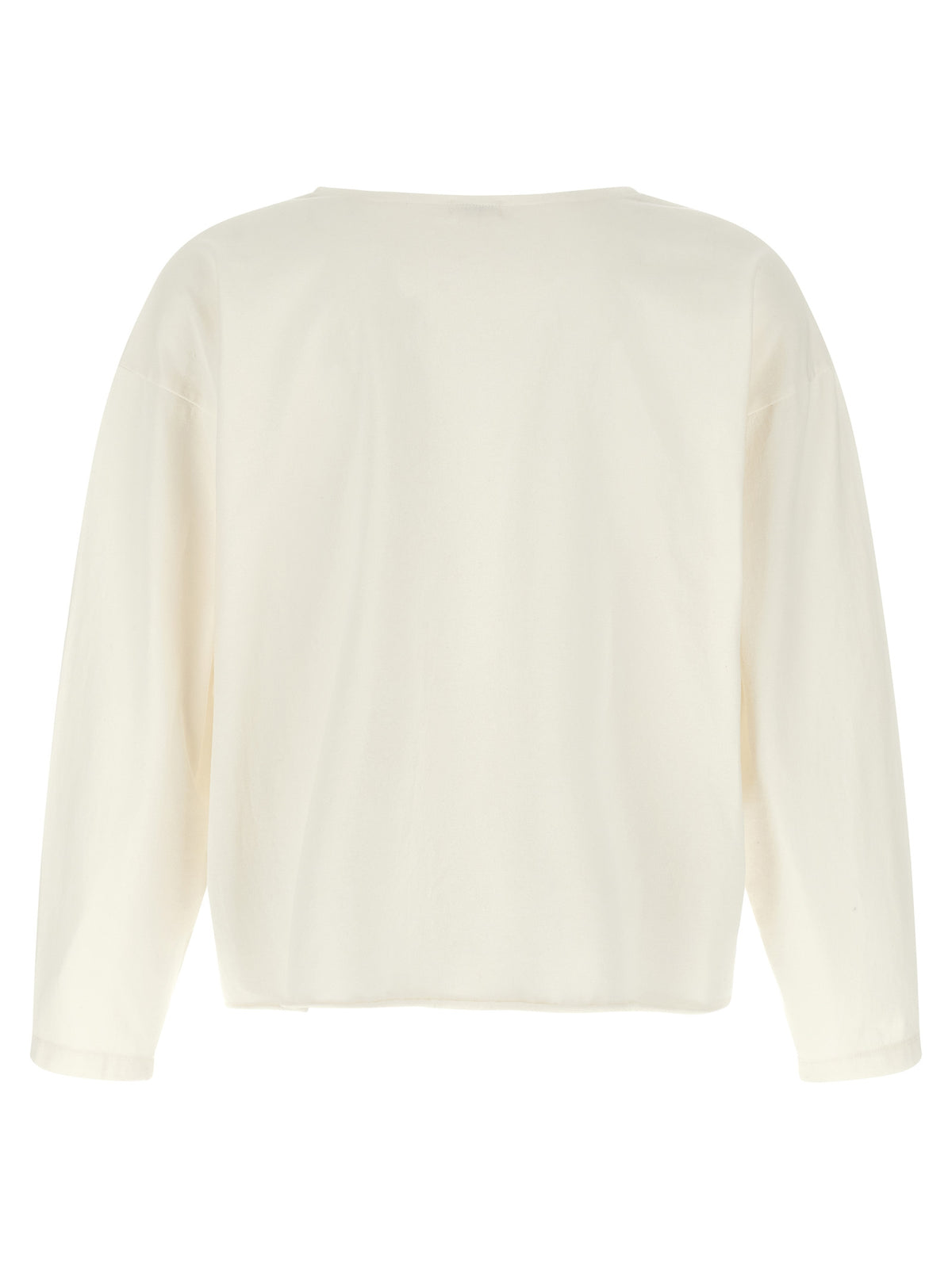 SECOND/LAYER Weißes Baumwoll-T-Shirt