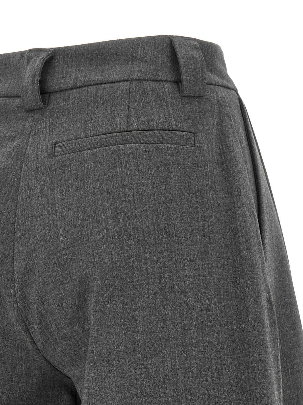 THELATEST Graue Bermuda-Shorts aus Polyester