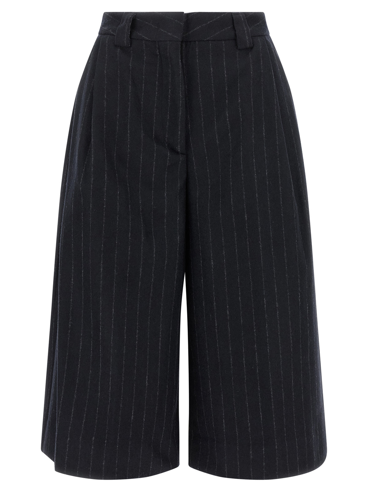 THELATEST Blaue Polyamid-Bermudashorts