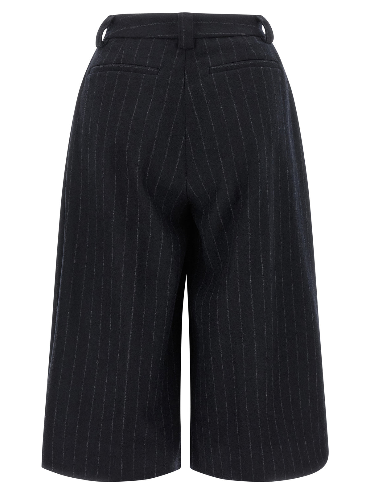 THELATEST Blaue Polyamid-Bermudashorts