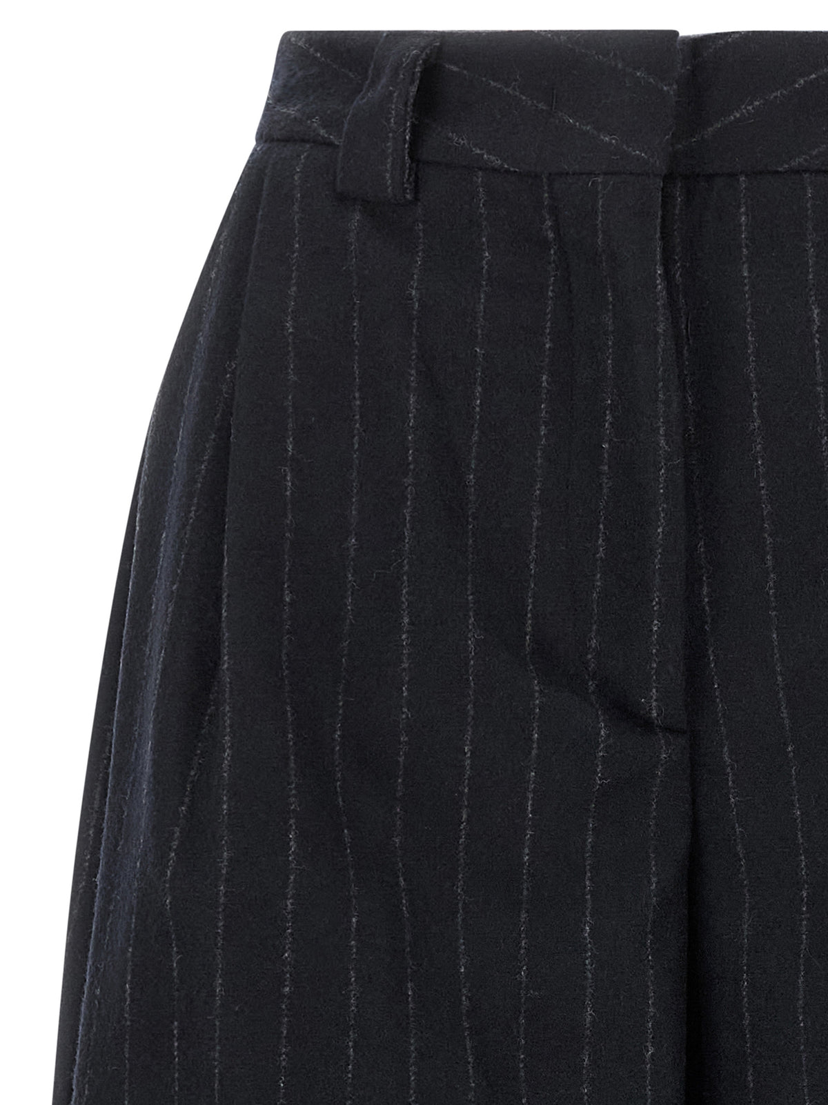 THELATEST Blaue Polyamid-Bermudashorts