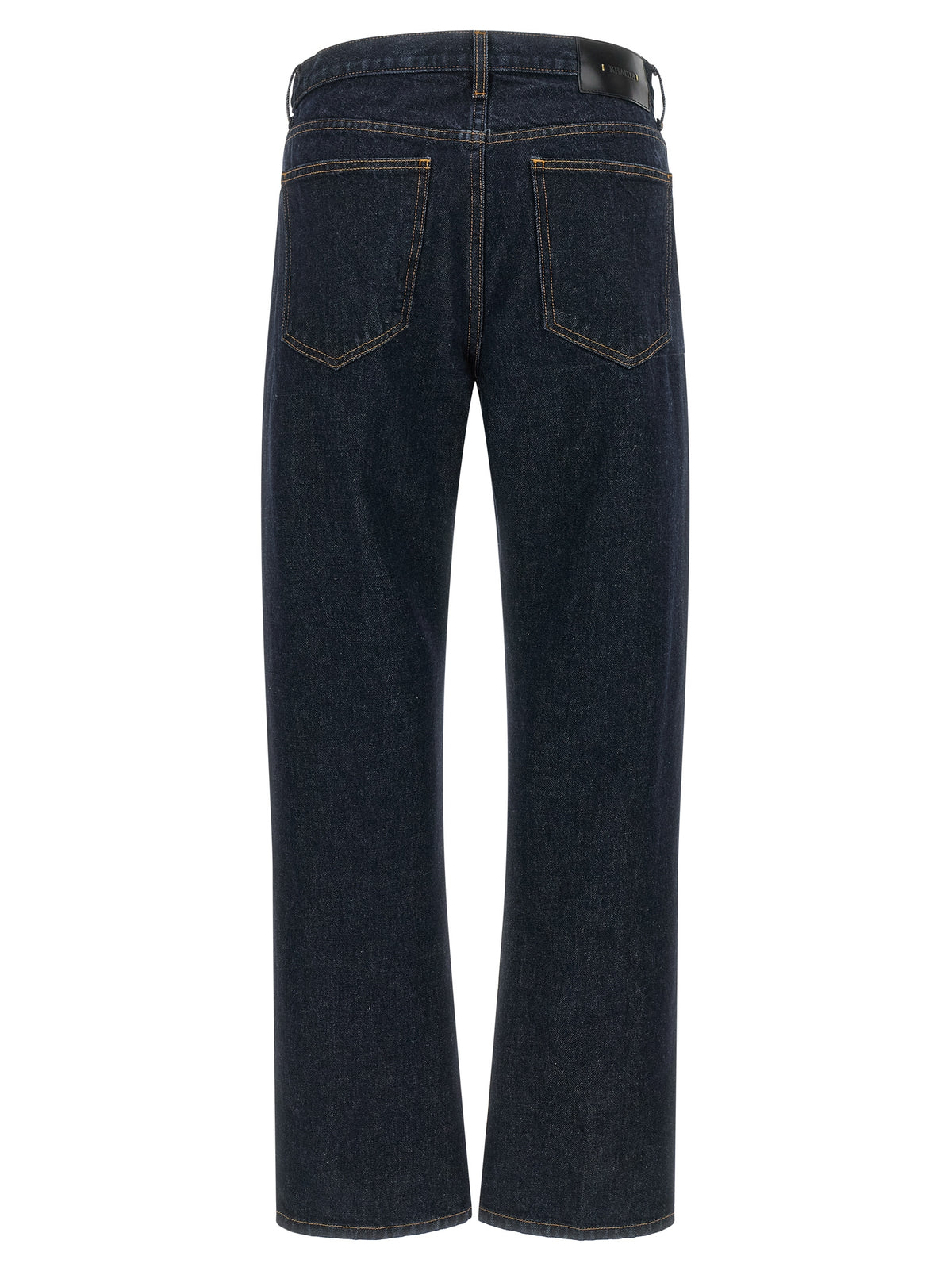 Khaite Blaue Jeans aus Baumwolle im geraden Schnitt