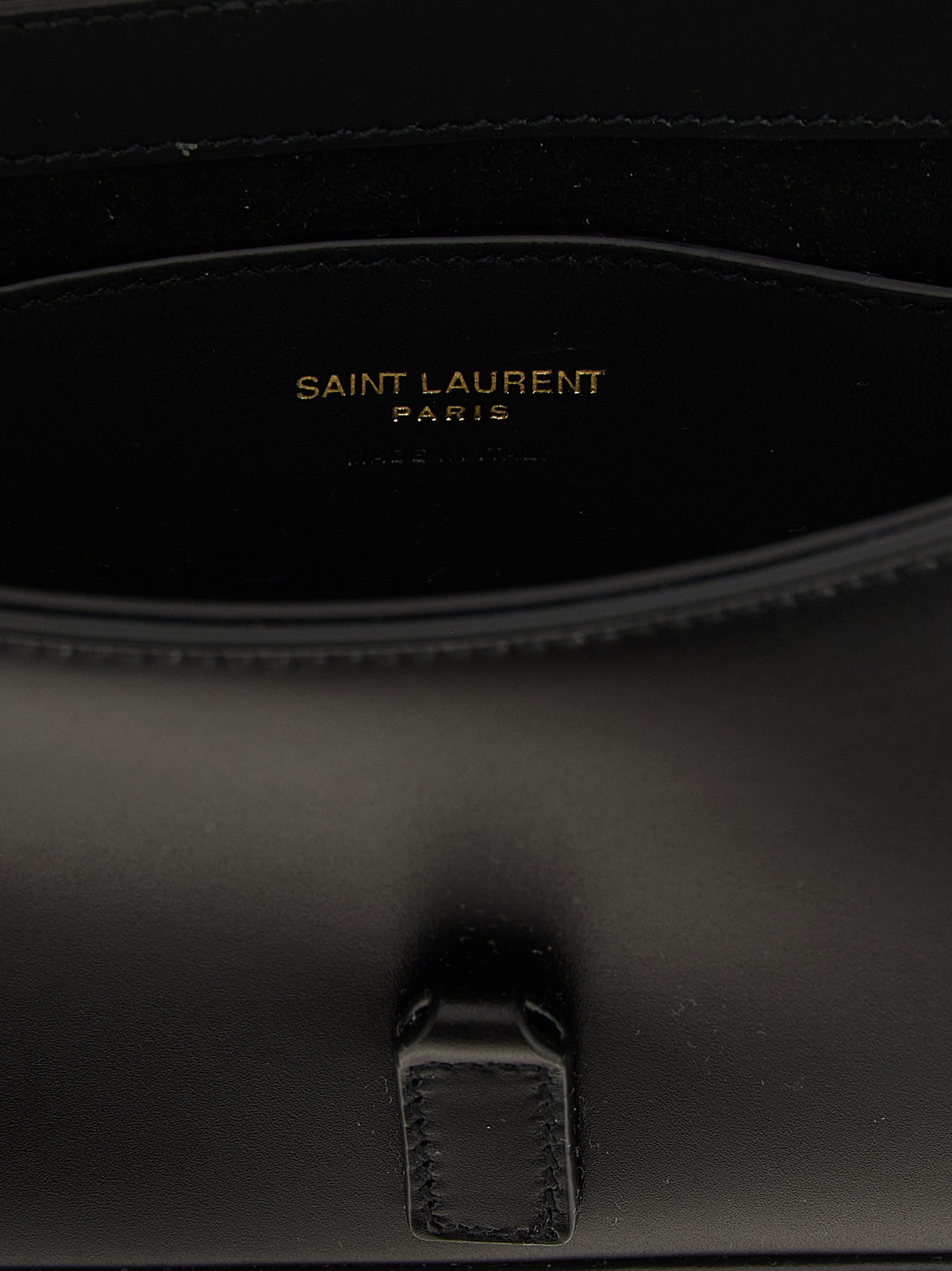 Saint Laurent Schwarze Kalbsleder-Handtasche