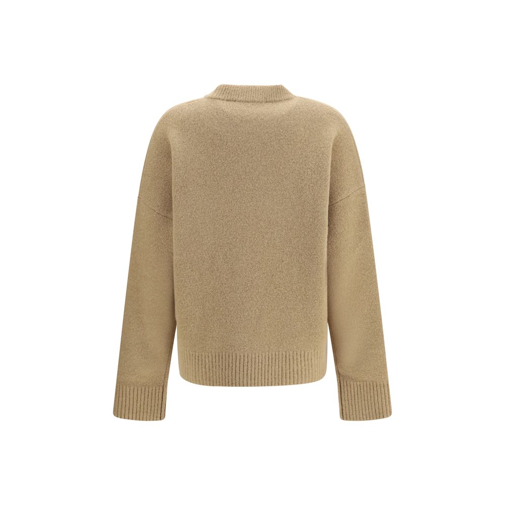 Ami Paris Beige Alpaka Vicugna Pacos Sweatshirt
