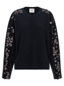 NUDE Blauer Wollcardigan
