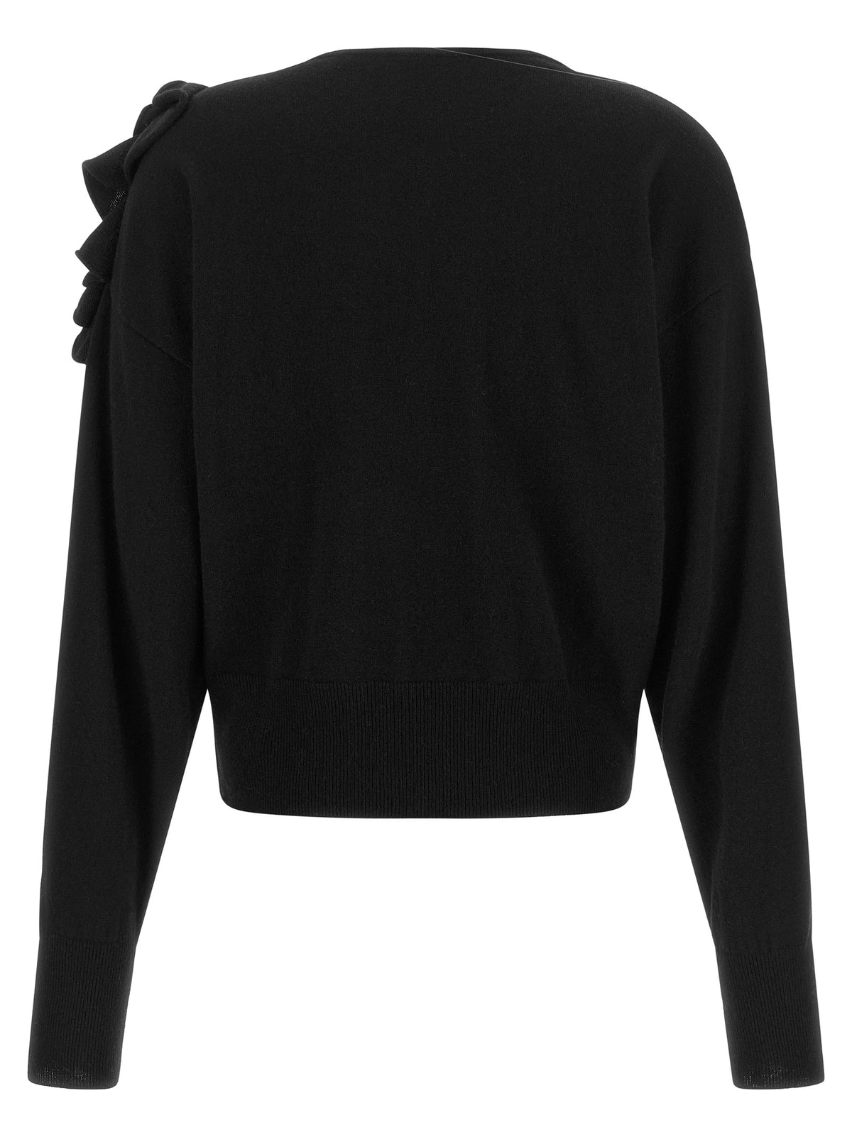 NUDE Schwarzer Wollcardigan