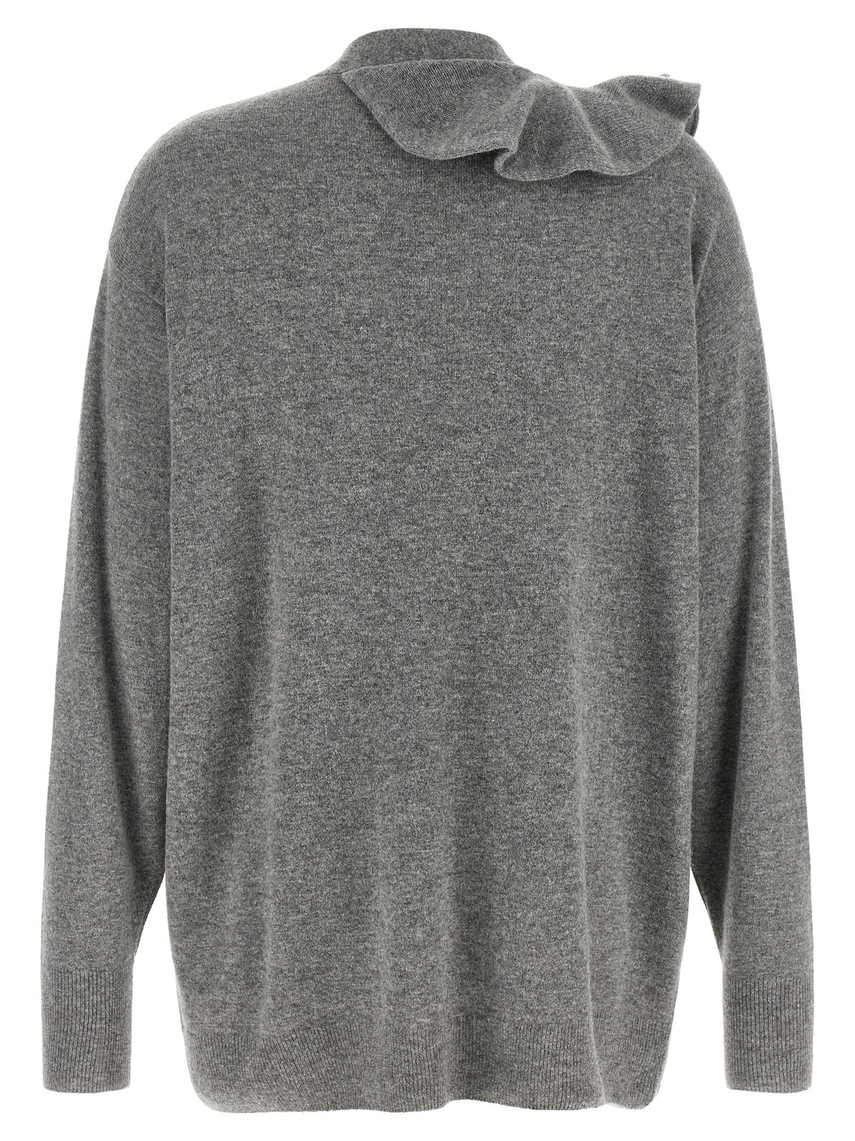 NUDE Grauer Wollcardigan