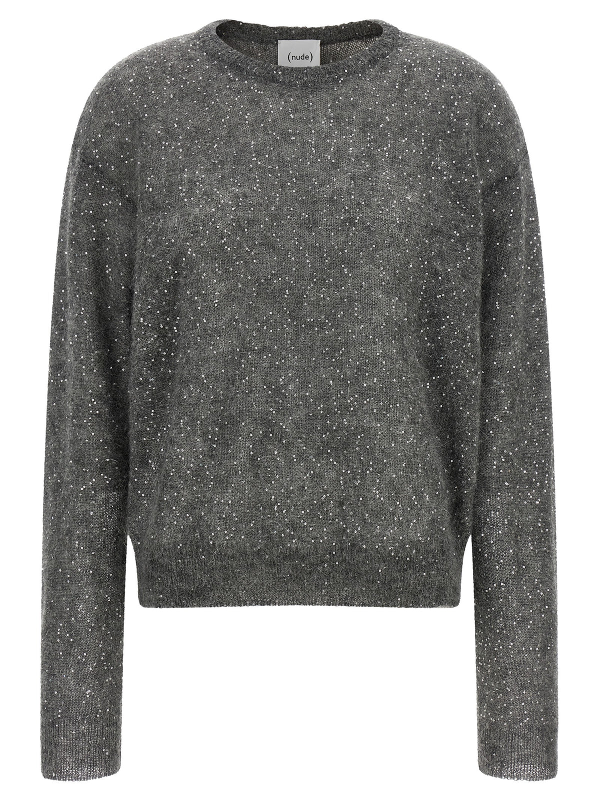NUDE Grauer Wollcardigan
