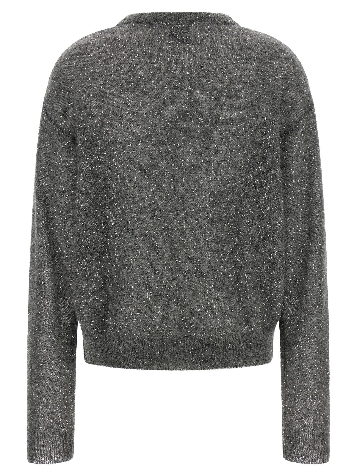NUDE Grauer Wollcardigan