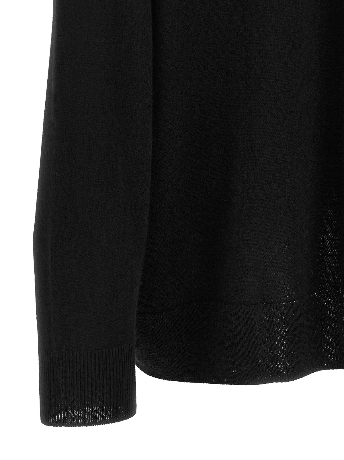 NUDE Schwarzer Wollcardigan