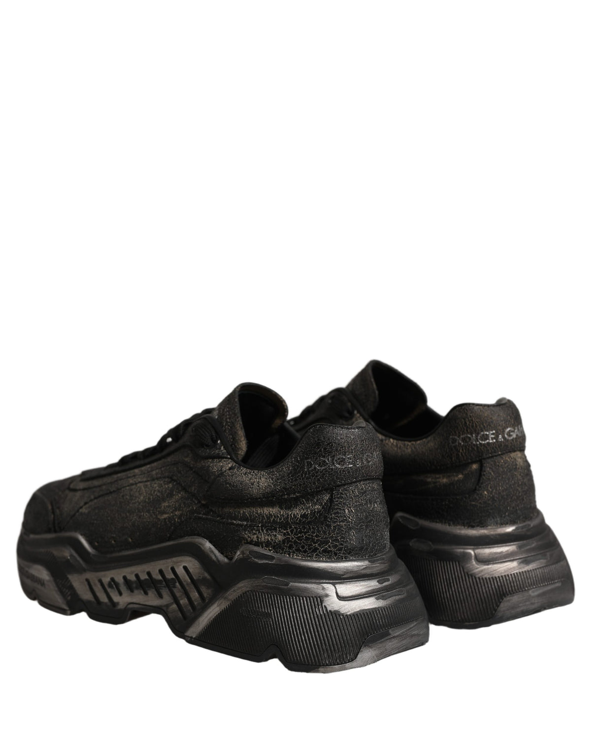 Dolce & Gabbana Schwarze Daymaster Low-Top Sneaker