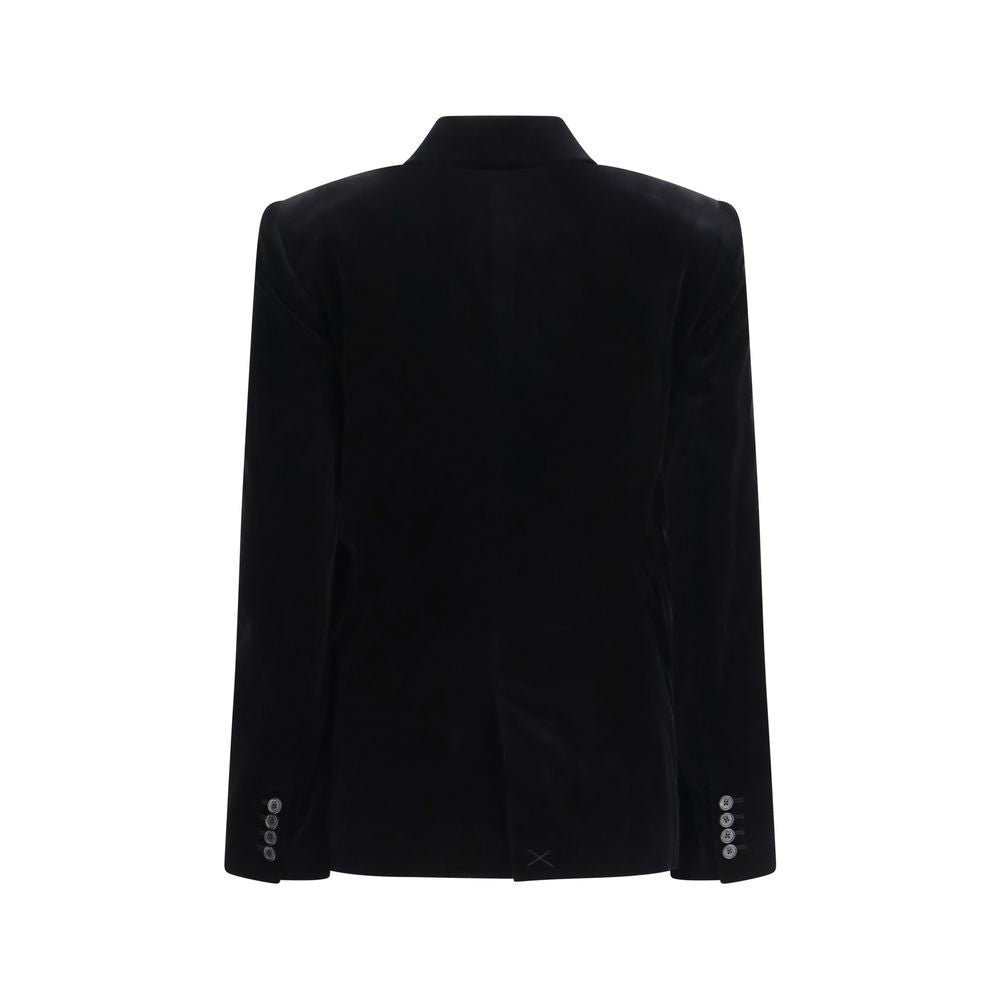 Khaite Schwarze Baumwolljacke