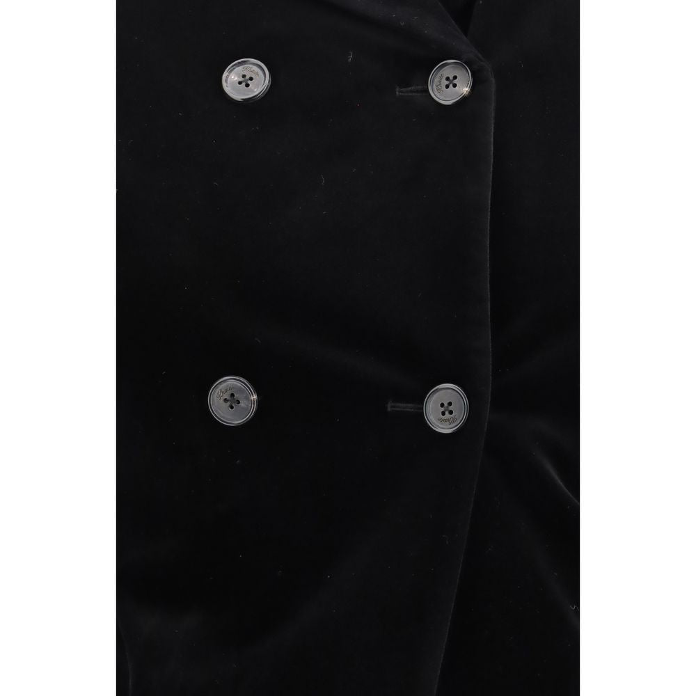 Khaite Schwarze Baumwolljacke