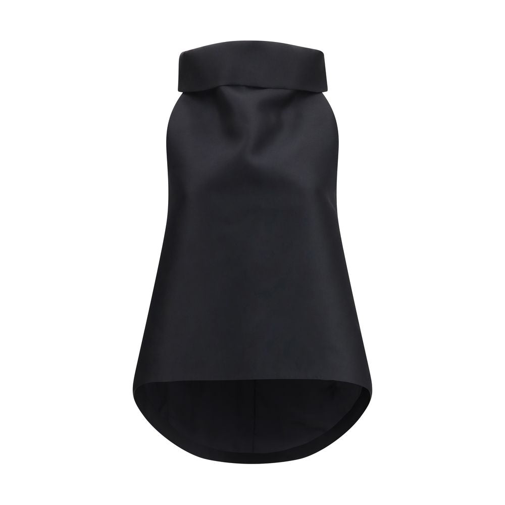 Balenciaga Schwarzes Oves Aries Hemd aus Wolle