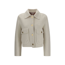 Thom Browne Beige Wolljacke Oves Aries
