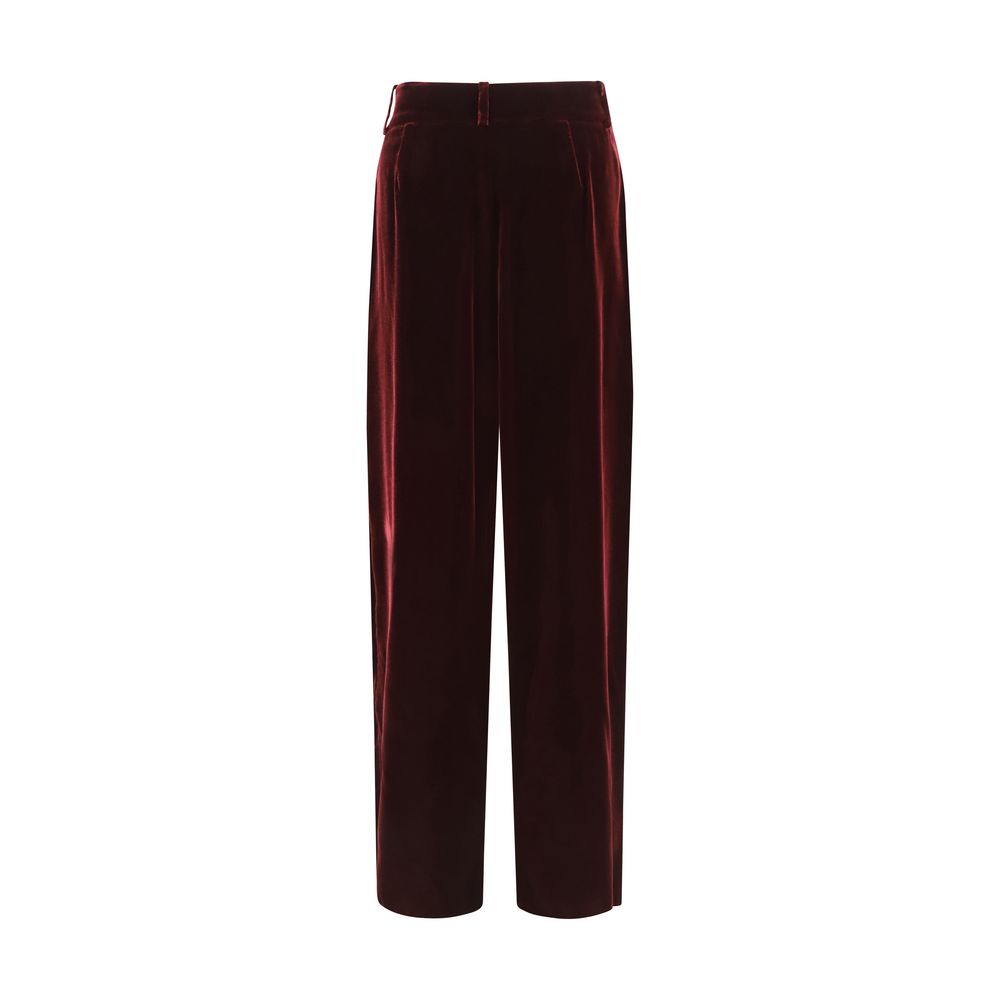 Giorgio Armani Bordeaux Viskose Hose