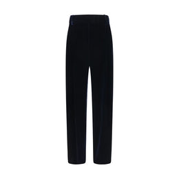 Giorgio Armani Blaue Freizeithose aus Viskose