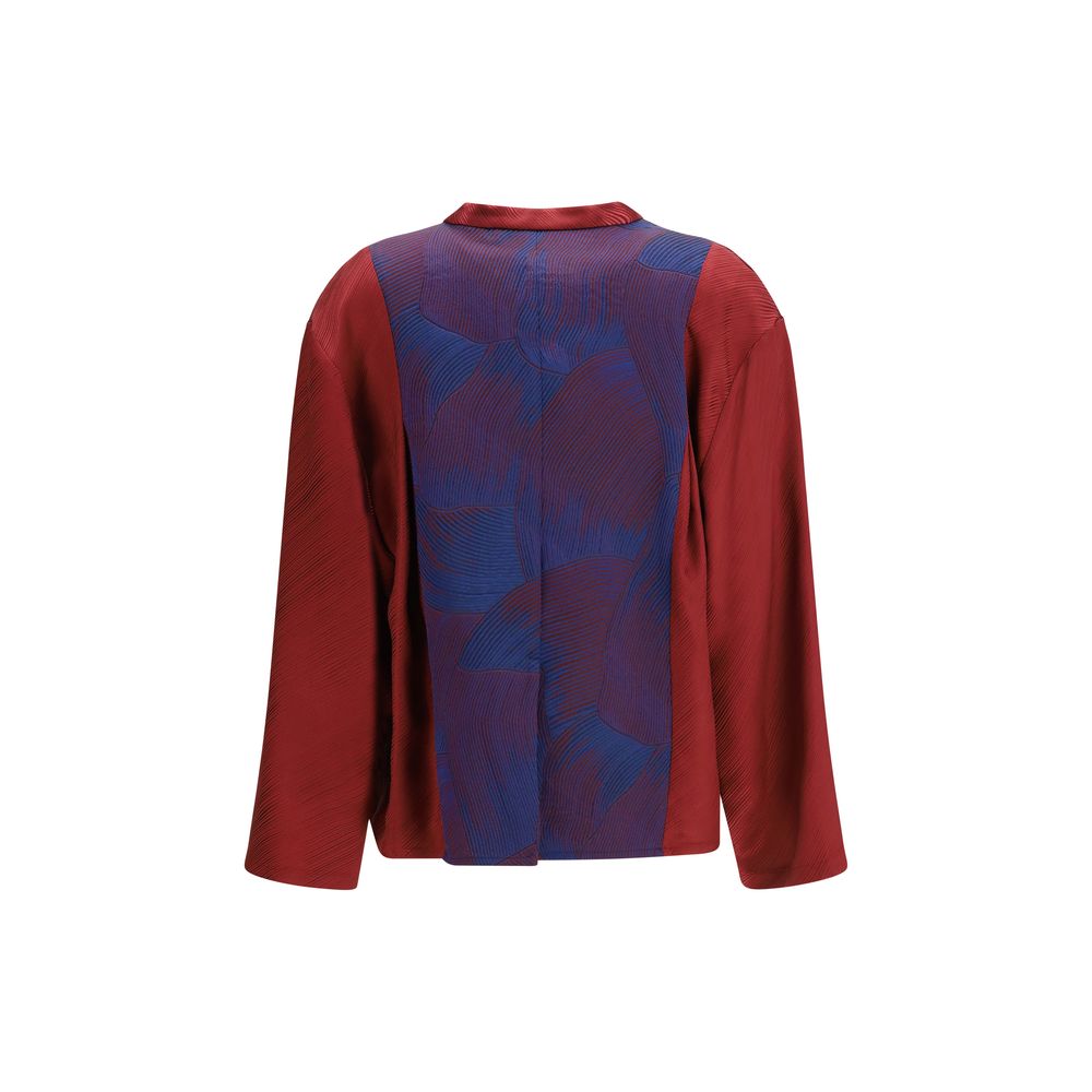 Giorgio Armani Mehrfarbiges Hemd aus Polyester mit Muster