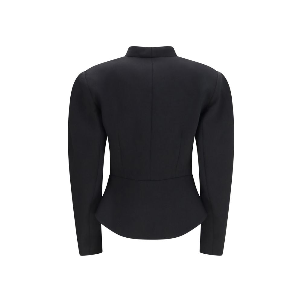 Nissa Schwarze Polyester-Jacke