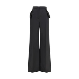 Nissa Schwarze Hose aus recyceltem Polyester