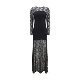 Nissa Schwarzes Cocktailkleid aus Polyester