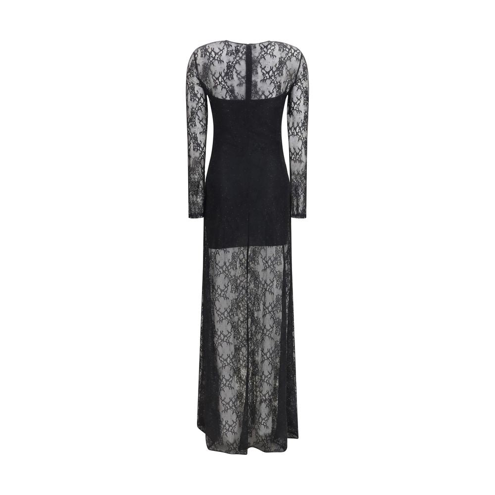 Nissa Schwarzes Cocktailkleid aus Polyester