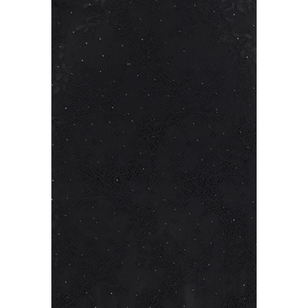 Nissa Schwarzes Cocktailkleid aus Polyester