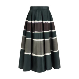 Sara Roka Mehrfarbiger Polyester-Maxirock