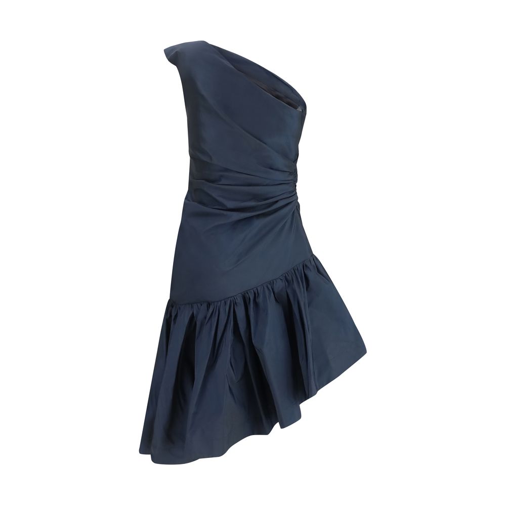 Sara Roka Blaues Cocktailkleid aus Polyester
